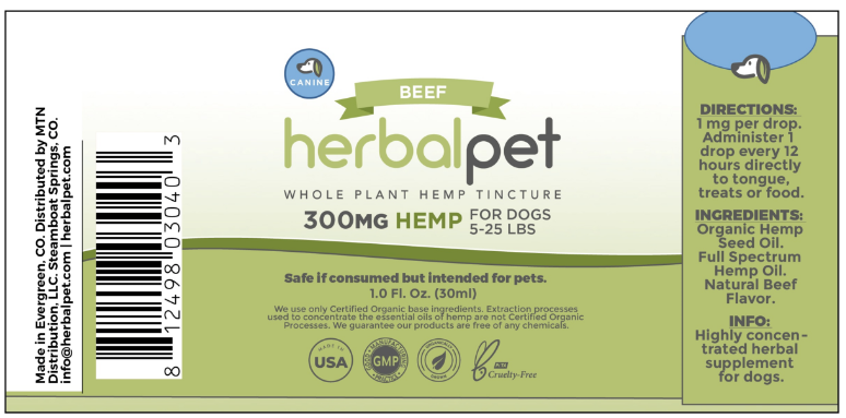 HerbalPet-Tincture-30ML-Canine-Beef-300MG-PACKAGING